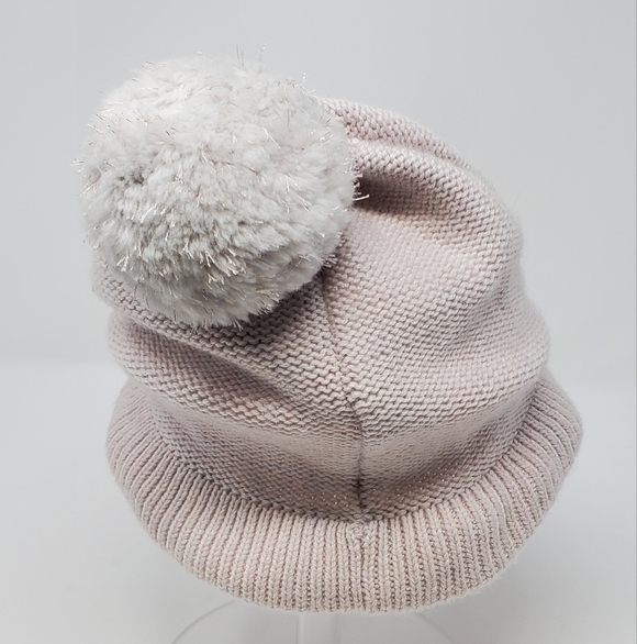LULULEMON 100% MERINO WOOL PINK POM POM BEANIE HAT TOQUE  KNITWEAR WOMEN OS - Picture 6 of 14